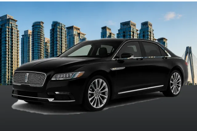 Black Lincoln Continental for Surrey limousine service